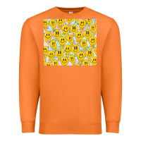 Carrot retro smiley faces Premium Sweatshirt - TumblerDesignByShophia