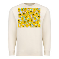 Sandshell retro smiley faces Premium Sweatshirt - TumblerDesignByShophia
