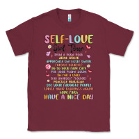 Burgundy self love girl tour malias Classic Tee - MaliasSmallBusiness