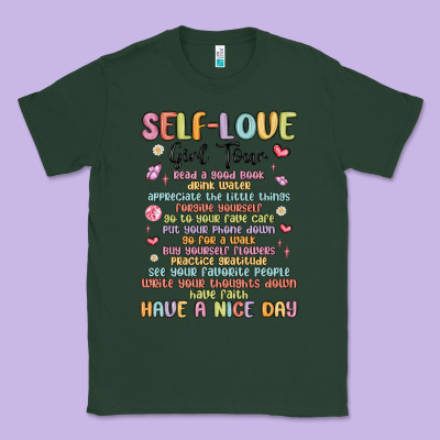 Self Love Girl Tour Malias Classic Tee Designed By Maliassmallbusiness