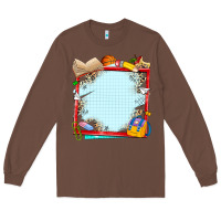 Chestnut school your text here Long Sleeve Tee - NancyCooperArtShop