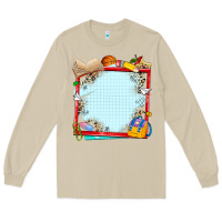 Mushroom school your text here Long Sleeve Tee - NancyCooperArtShop