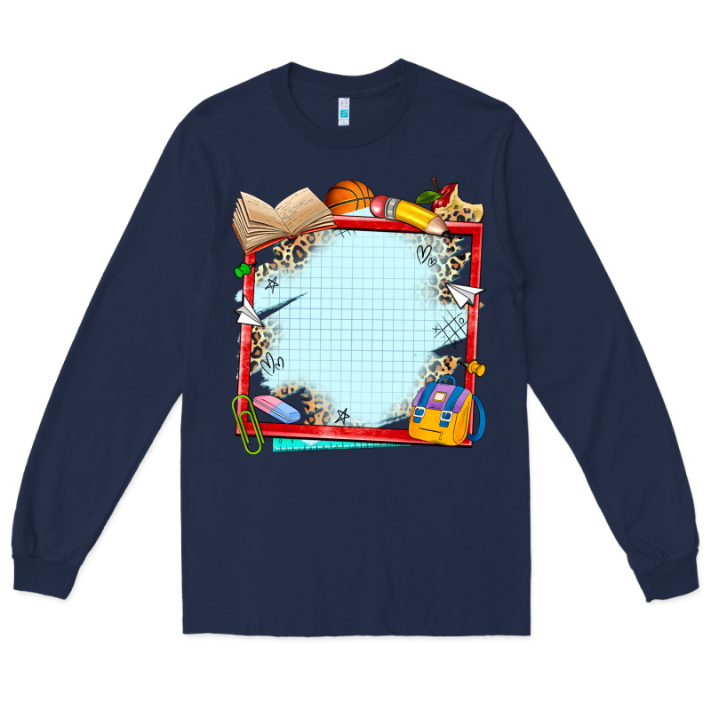 School Your Text Here Long Sleeve Tee by NancyCooperArtShop | Teevron