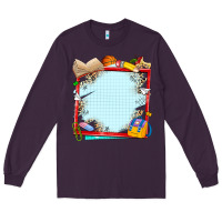 Plum school your text here Long Sleeve Tee - NancyCooperArtShop