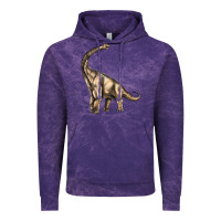 Cloud Purple Brachiosaurus Vintage Hoodie - LillyAllenDesigns