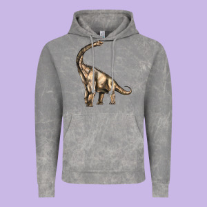 Brachiosaurus Vintage Hoodie Designed By Lillyallendesigns