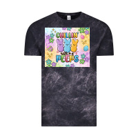 Cloud Black chillin' with my peeps Vintage Tee - MaliasSmallBusiness