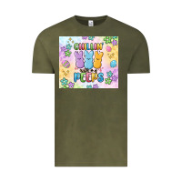 Vintage Olive chillin' with my peeps Vintage Tee - MaliasSmallBusiness