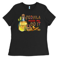 Black tequila made me do it Ladies Tee - RanaPortraitStore
