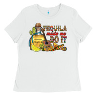 White tequila made me do it Ladies Tee - RanaPortraitStore