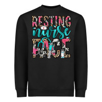 Black resting nurse face Heavyweight Sweatshirt - NancyCooperArtShop
