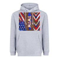 Heather Grey American mama Heavyweight Hoodie - TumblerDesignByShophia