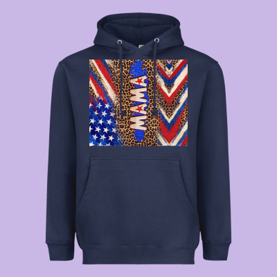 American Mama Heavyweight Hoodie Designed By Tumblerdesignbyshophia