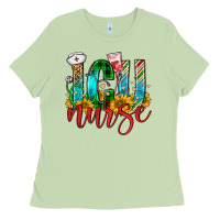 Matcha christmas icu nurse Ladies Tee - FaDigitalArtStudio