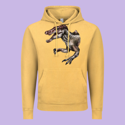 Spinosaurus Face Vintage Hoodie Designed By Lillyallendesigns