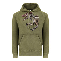 Vintage Olive Spinosaurus Face Vintage Hoodie - LillyAllenDesigns