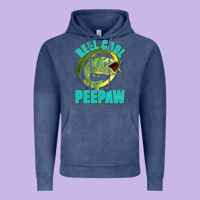 Reel Cool Peepaw Vintage Hoodie Designed By Jasminsmagicworld