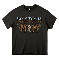 Asphalt western mom Heavy Core Tee - CowhideDigitalArt