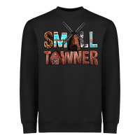 Black small towner Heavyweight Sweatshirt - NancyCooperArtShop