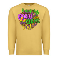 Antique Gold Love Mardi Gras Y'all Premium Sweatshirt - HowdyJamesFarm