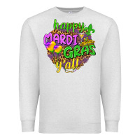 Oatmeal Heather Love Mardi Gras Y'all Premium Sweatshirt - HowdyJamesFarm