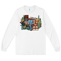 White tx texas Long Sleeve Tee - NancyCooperArtShop