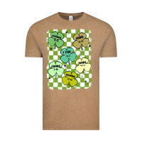 Vintage Coffee shamrock religious Vintage Tee - MaliasSmallBusiness