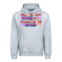 Heather Grey Only the best moms get promoted to nana Urban Hoodie - FaDigitalArtStudio