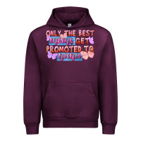 Mauve Wine Only the best moms get promoted to nana Urban Hoodie - FaDigitalArtStudio