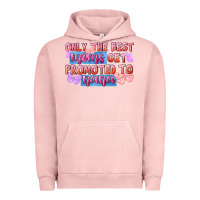 Pigment Salmon Only the best moms get promoted to nana Urban Hoodie - FaDigitalArtStudio