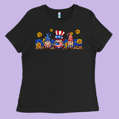 Usa Gnome Libbey Cup Ladies Tee Designed By Hra Design Shop