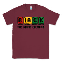 Burgundy prime element Classic Tee - MaliasSmallBusiness