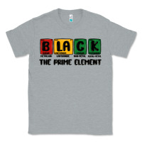 Heather Grey prime element Classic Tee - MaliasSmallBusiness