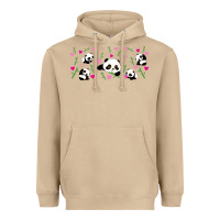 Mushroom cute panda Heavyweight Hoodie - TumblerDesignByShophia