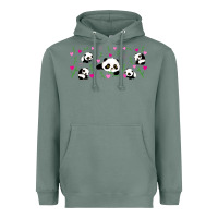 Sage cute panda Heavyweight Hoodie - TumblerDesignByShophia