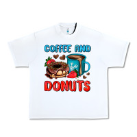 White coffee and donuts Urban Heavy Tee - AdoDesignShop