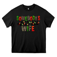 Black Somebody's Jolly Ass Wife Heavy Core Tee - FaDigitalArtStudio