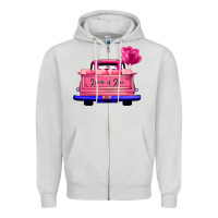 Dove Grey Loads Of Love Valentine's Day Truck Zipper Hoodie - Bettercallsaul