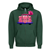 Sports Green Loads Of Love Valentine's Day Truck Zipper Hoodie - Bettercallsaul