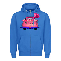 True Royal Loads Of Love Valentine's Day Truck Zipper Hoodie - Bettercallsaul