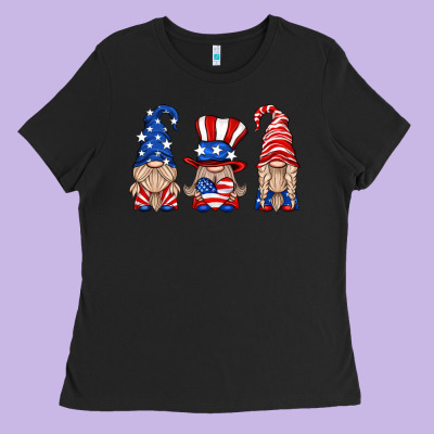 Usa Gnome Ladies Tee Designed By Hra Design Shop