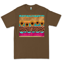 Cacao leopard sunflower gemstone Premium Tee - JahusDesignShop