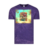 Cloud Purple country cassette tapes Vintage Tee - MaliasSmallBusiness