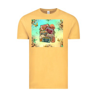 Vintage Mustard country cassette tapes Vintage Tee - MaliasSmallBusiness
