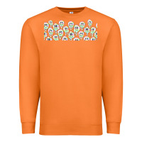 Carrot retro smiley faces Premium Sweatshirt - TumblerDesignByShophia