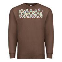 Chestnut retro smiley faces Premium Sweatshirt - TumblerDesignByShophia