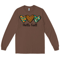 Chestnut hello fall Long Sleeve Tee - JahusDesignShop