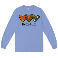 Colony Blue hello fall Long Sleeve Tee - JahusDesignShop