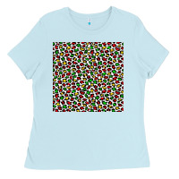Baby Blue christmas leopard Ladies Tee - FaDigitalArtStudio