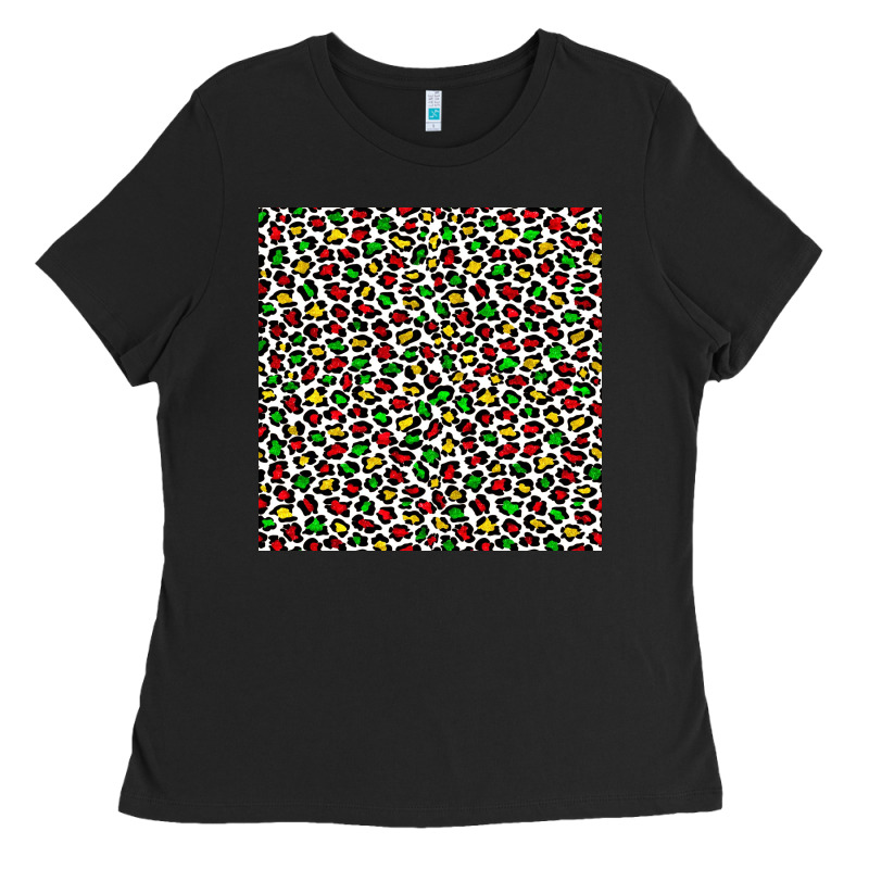 Christmas Leopard Ladies Tee by FaDigitalArtStudio | Teevron